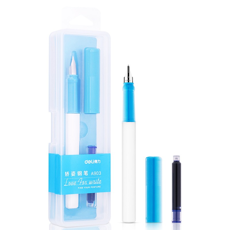 得力(deli) A903  EF明尖優(yōu)尚矯姿鋼筆