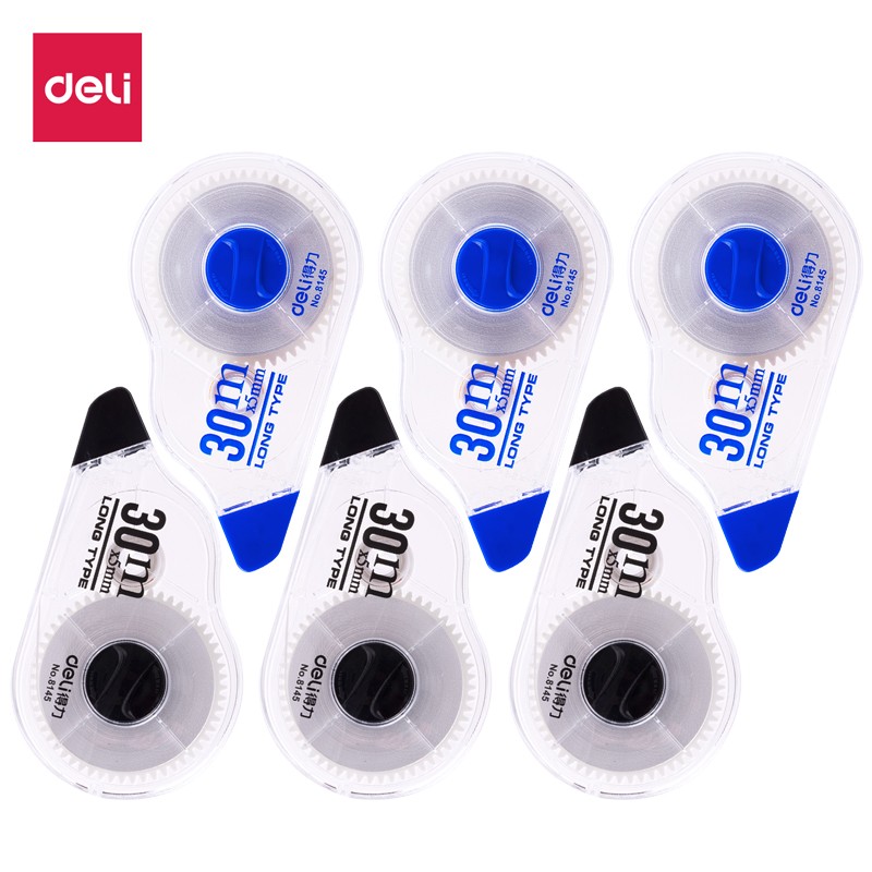 得力（deli）8145-06 學(xué)生辦公30m修正帶