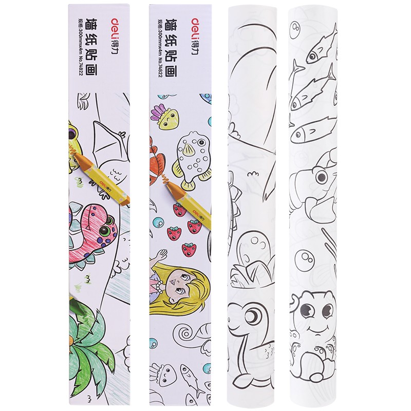 得力74822墻紙貼畫(混)