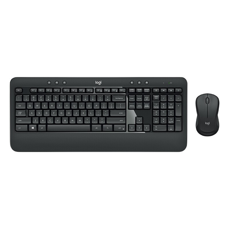 羅技（Logitech）MK540 無線鍵鼠套裝 黑色 防潑濺 優(yōu)聯(lián) 舒適掌托
