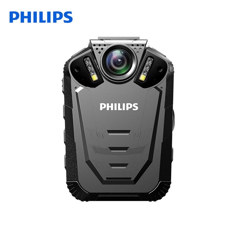 飛利浦（PHILIPS）VTR8210 執(zhí)法取證 便攜音視頻 執(zhí)法記錄儀 1296P高清紅外廣角夜視攝像機 錄音 拍照一體機