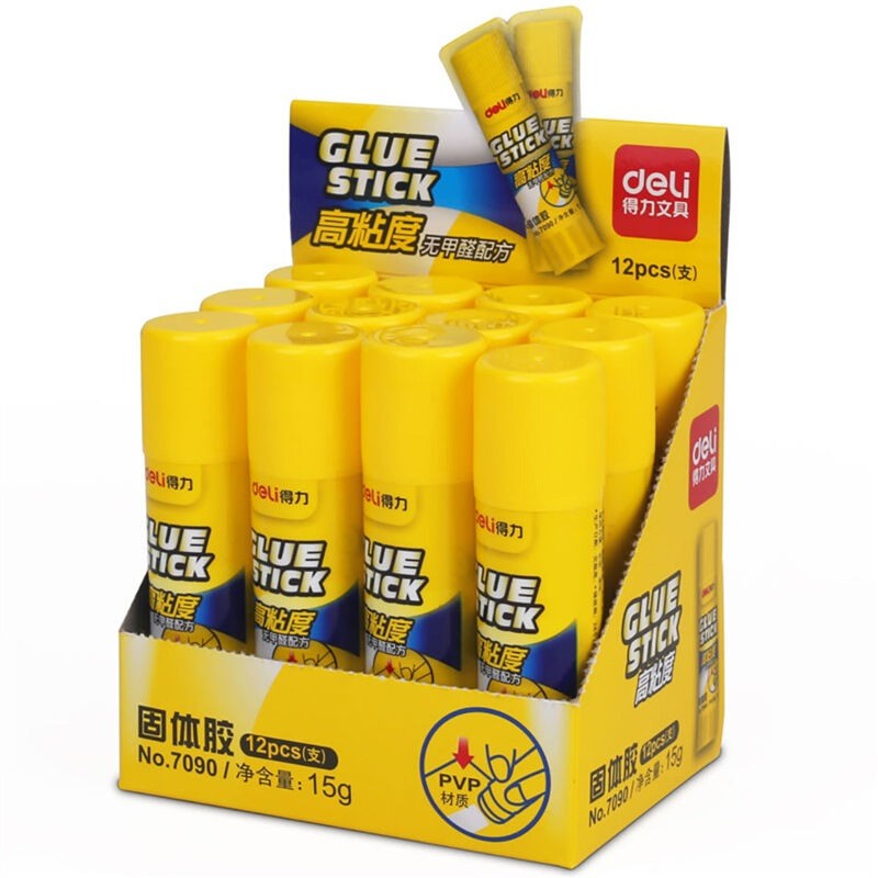 得力(deli)15g高粘度PVP固體膠水/膠棒