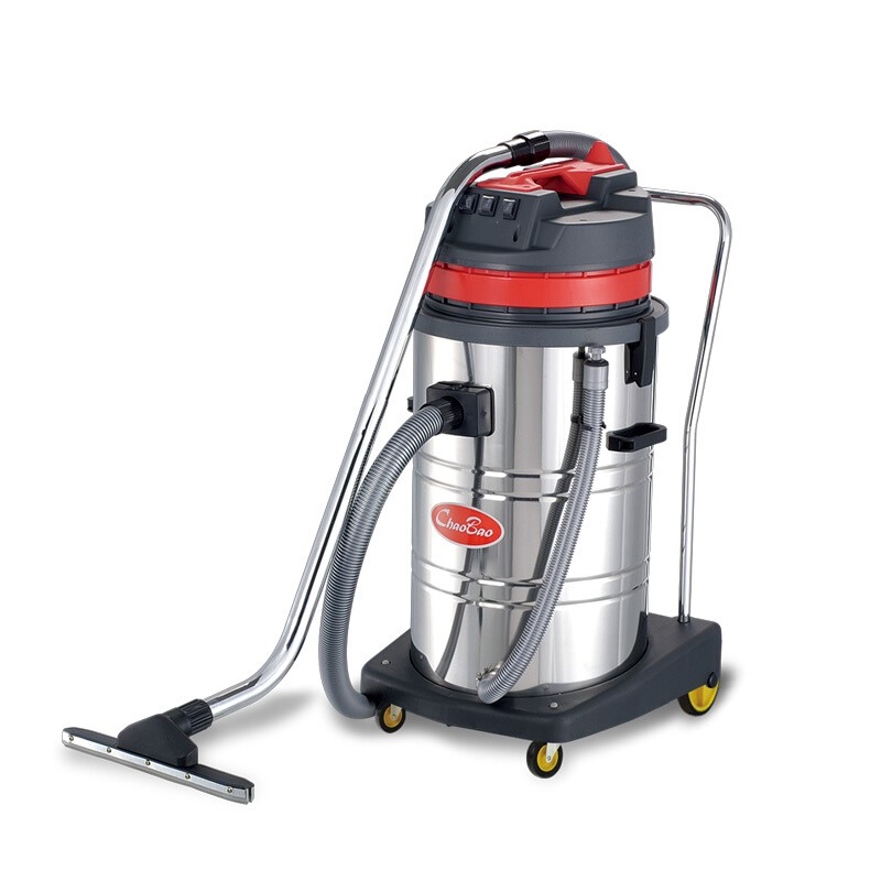 超寶（CHAOBAO） CB80-3 吸塵器大功率工業(yè)吸塵器吸塵吸水干濕兩用商場工廠大吸力3000 2.5米軟管標(biāo)配版本
