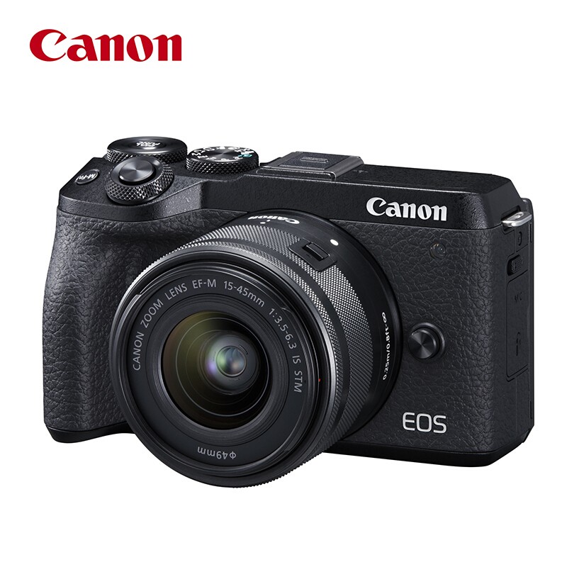 佳能（Canon）EOS M6?Mark II寸（18-150鏡頭）微單套機