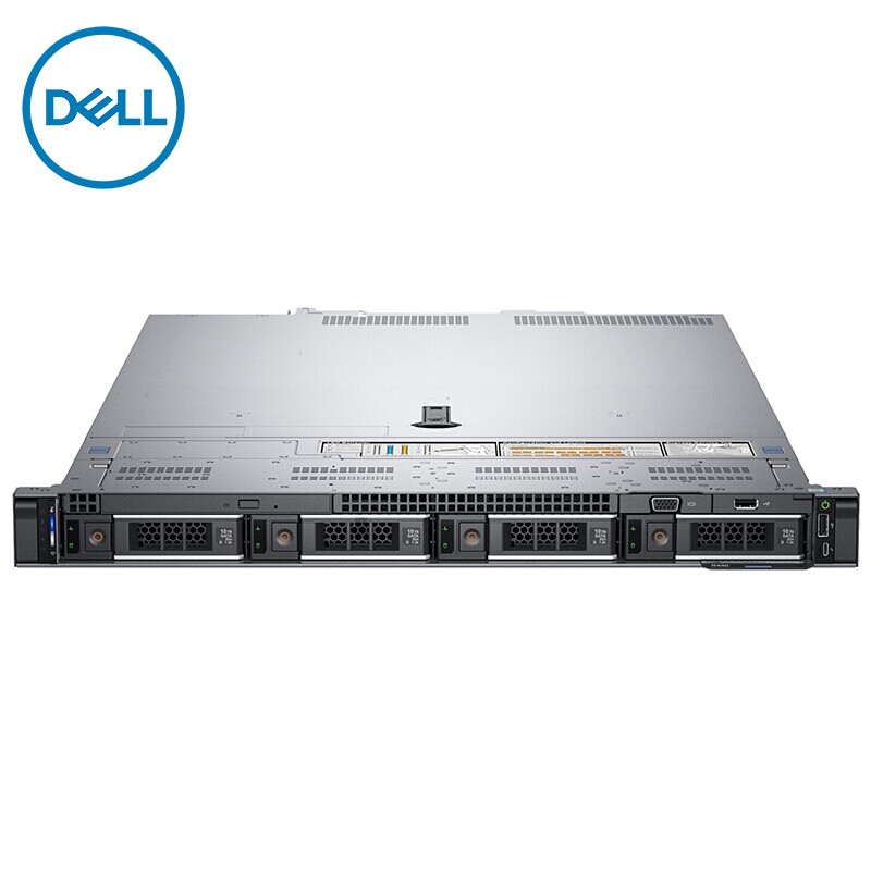 戴爾（DELL）R440 1U機架式服務器主機 銀牌4214R/16G/4TSAS*2/H330/450W電源/導軌 三年質保