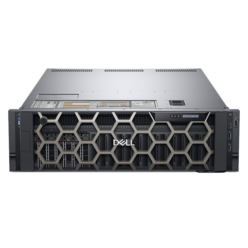 戴爾（DELL）R940XA 4U機架式服務器主機 2*5218 2.3G 32核心 64G內存/5*960G SSD/H730P