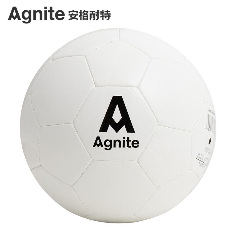 安格耐特（Agnite）5號標(biāo)準(zhǔn)訓(xùn)練足球 機縫室內(nèi)外通用球 F1201 顏色隨機