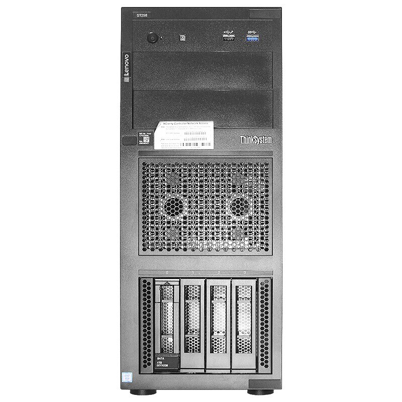 聯(lián)想（lenovo）ST258 塔式服務(wù)器 (E-2224/2*8GB DDR4/3*1TB SATA熱插拔硬盤/鍵鼠）
