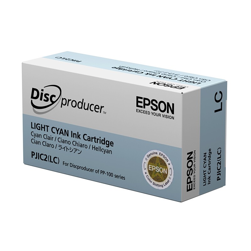 愛普生（EPSON）C13S020448  PJIC2 淡青色墨盒(適用PP-100III/100N/50II系列光盤印刷刻錄機(jī))