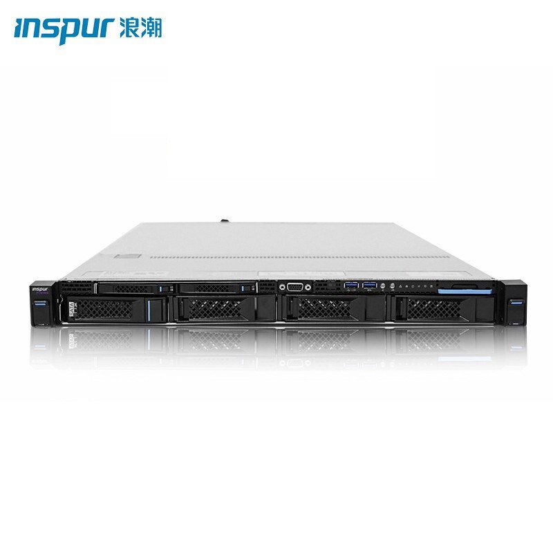 浪潮英信1U機架式 NF5180M5 服務器主機：至強銀牌4210十核/16G*2內存/4TSATA*3硬盤/導軌/550W單電