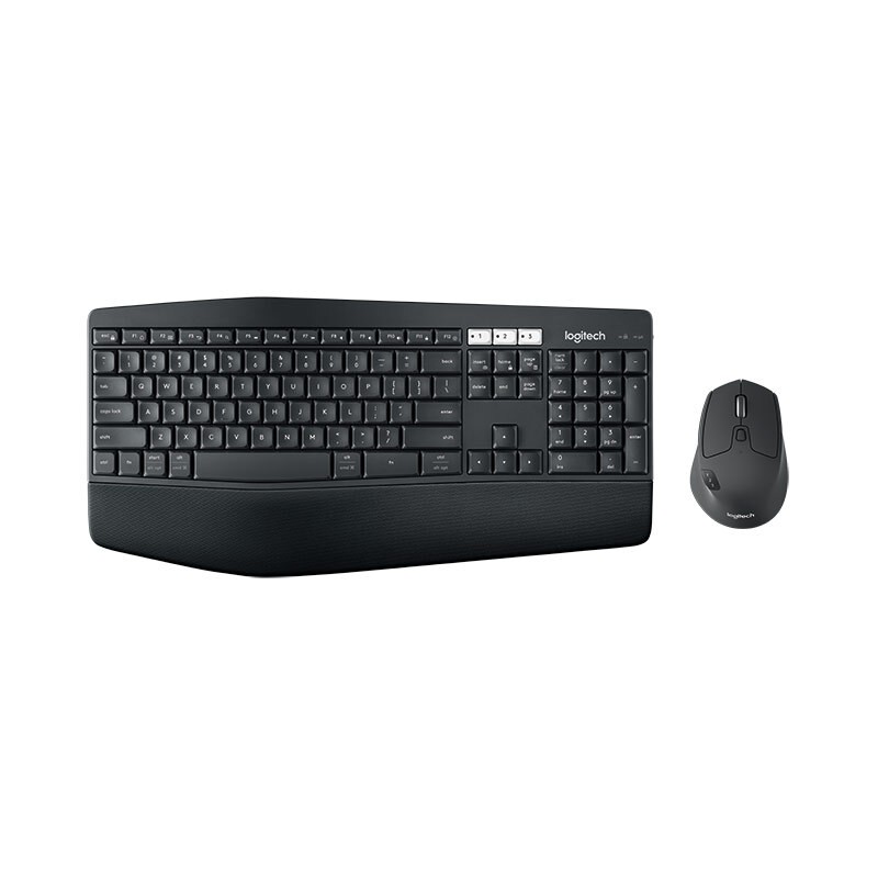 羅技（Logitech）MK850 鍵鼠套裝 無線藍(lán)牙鍵鼠套裝 辦公鍵鼠套裝 全尺寸 黑色 帶無線2.4G接收器