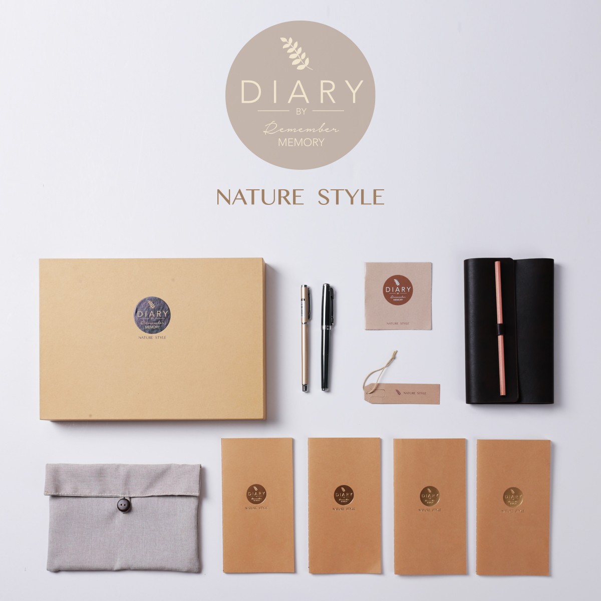得力（deli）22200定制本冊(cè)套裝文具禮盒組合記