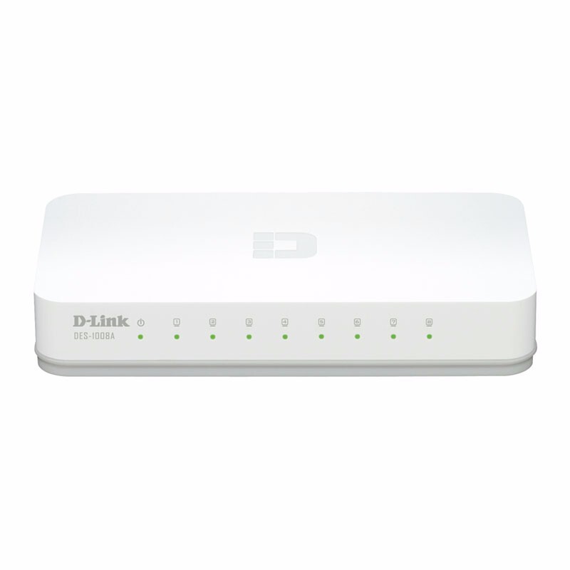 友訊(D-Link) DES-1008A 8口百兆以太網(wǎng)交換機(jī)