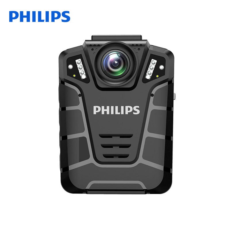 飛利浦（PHILIPS）VTR8110 便攜式音視頻執(zhí)法記錄儀 1080P高清紅外夜視攝像機錄音拍照一體機