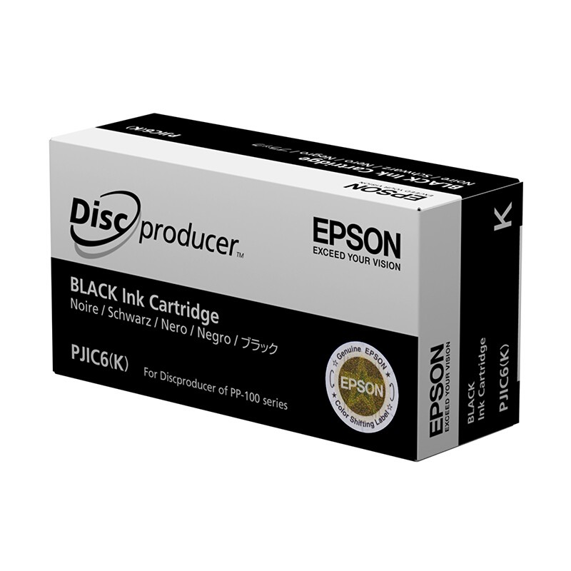 愛普生（EPSON）C13S020452  PJIC6 黑色墨盒(適用PP-100III/100N/50II系列光盤印刷刻錄機(jī))