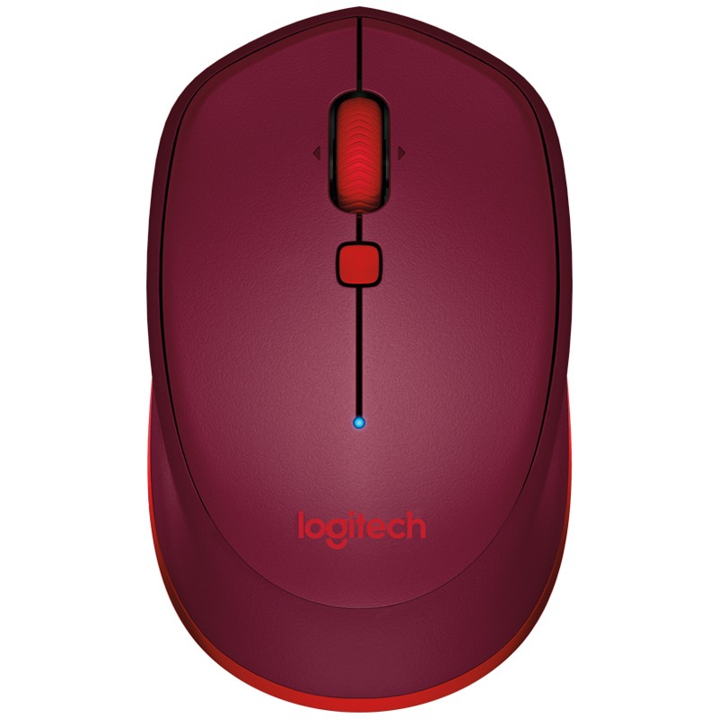 羅技（Logitech）M337 鼠標(biāo) 無(wú)線藍(lán)牙鼠標(biāo) 辦公鼠標(biāo) 對(duì)稱(chēng)鼠標(biāo) 紅色