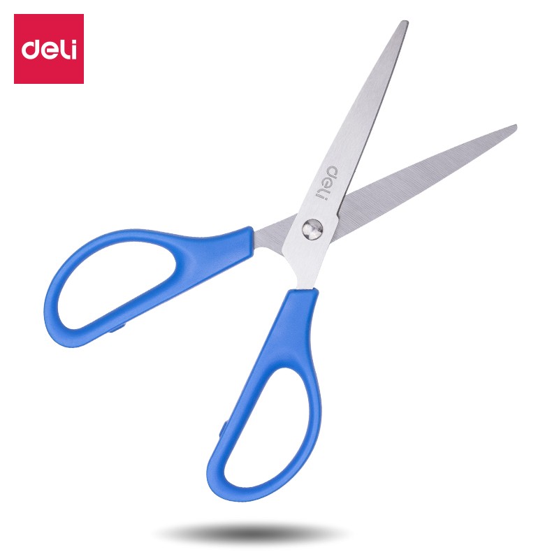 得力(deli) 0603 辦公生活手工剪刀 170mm 藍(lán)色 單把