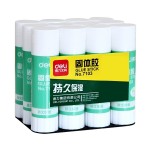 得力(deli) 7103 PVA材質(zhì)固體膠水/膠棒36g/支 12支