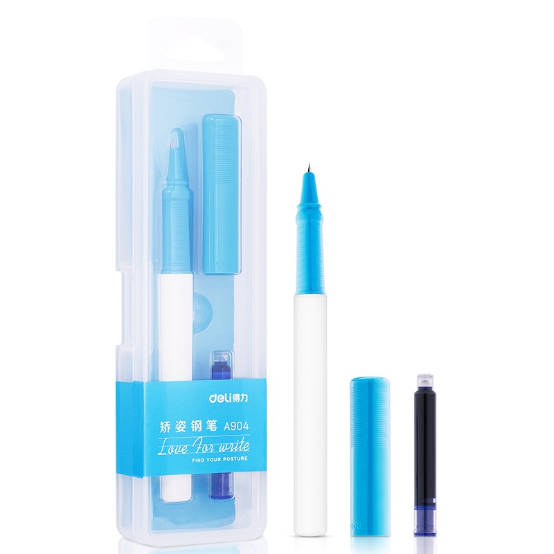 得力(deli) A904  EF暗尖優(yōu)尚矯姿鋼筆 正姿筆