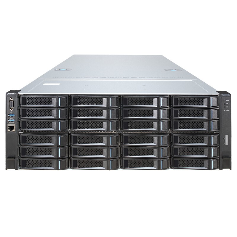 浪潮（INSPUR）NF8480M5 4U機(jī)架服務(wù)器 （至強(qiáng)金牌5218*4/4*32GB/2*480GB+5*1.2TB/RS0820P/4*800W)