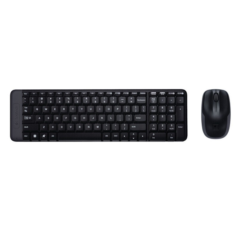 羅技（Logitech）MK220 無線鍵鼠套裝 無線鼠標(biāo)無線鍵盤套裝 安靜鍵入