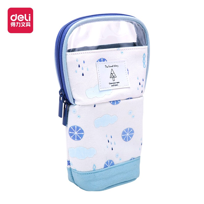 得力(deli)小清新學(xué)生筆袋/多功能文具盒