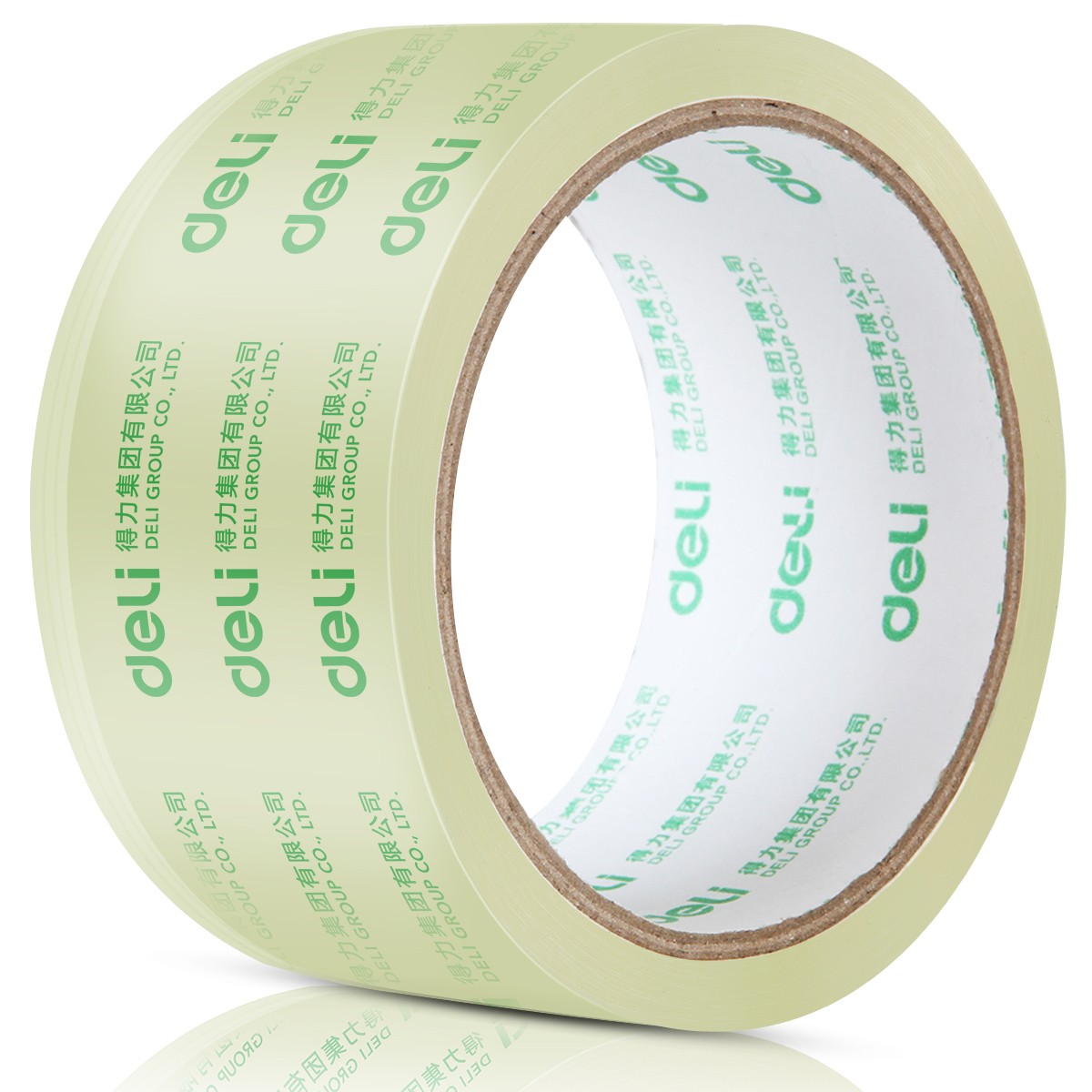 得力(deli) 30246 高品質(zhì)高透明封箱膠帶打包膠帶 48mm*40y*50um(36.6m/卷) 1卷裝