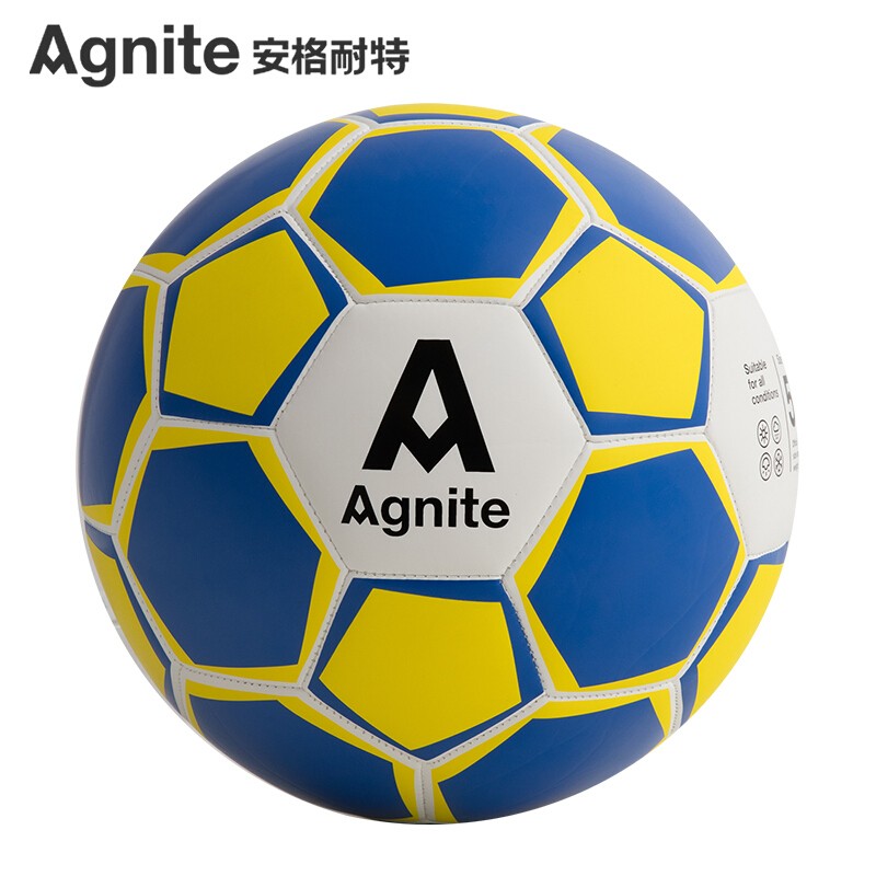安格耐特（Agnite）成人5號足球 標(biāo)準(zhǔn)訓(xùn)練機縫足球 F1209